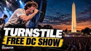 Turnstile to Play Free Washington Monument Show on October 24